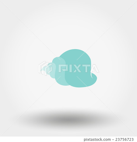 Shell. Flat icon. 23756723