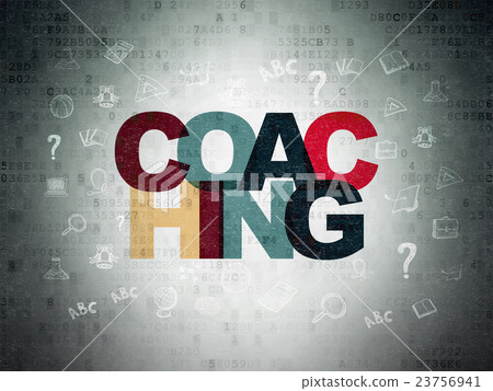 Education concept: Coaching on Digital Data Paper Education concept: Coaching on Digital Data Paper 23756941