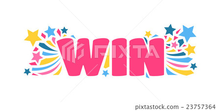 Win text vector illustration 23757364