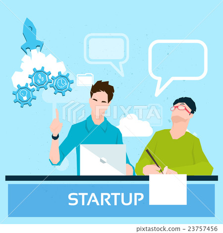 Business People Group Working Teamwork Startup 23757456