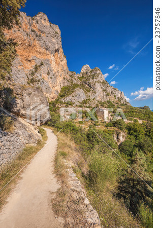 Village with rocks in Provence, France 23757846