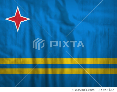 Fabric Aruba flag background 23762182