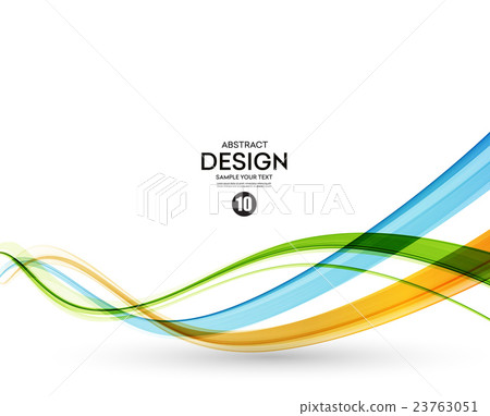 Colorful vector lines. Abstract background 23763051