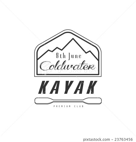 Kayak Coldwater Emblem Design 23763456