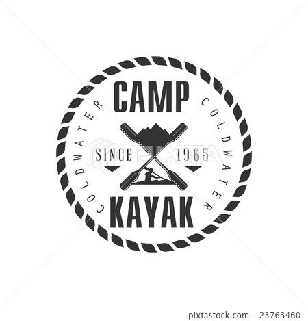 Camp KAyak Emblem Design 23763460