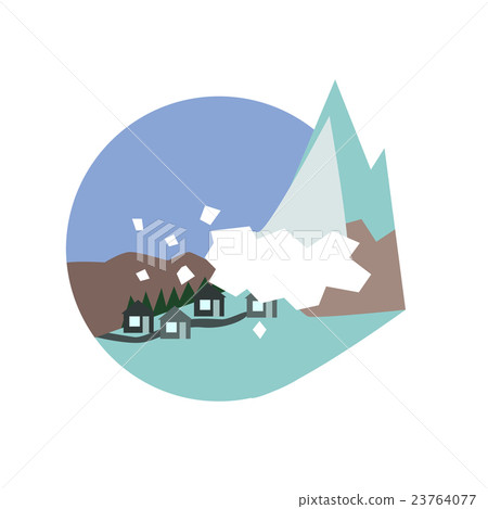 Avalanche Destroying The Village Natural Force 23764077