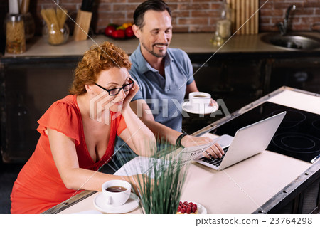 Typical morning of modern couple 23764298