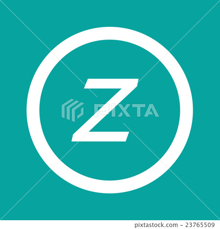 Basic font letter z icon Illustration design - Stock Illustration ...