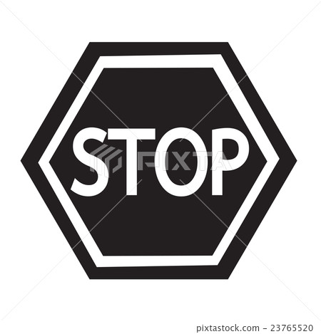 Stop Sign Icon Illustration design 23765520