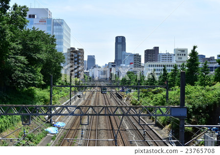 Scenery of Shibuya direction from Harajuku Scenery of Shibuya direction from Harajuku 23765708