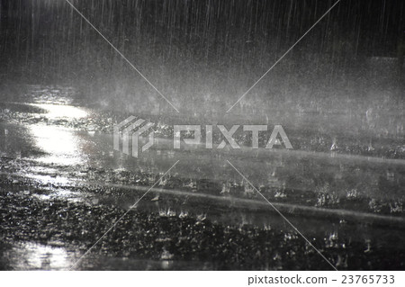 Night heavy rain Night heavy rain 23765733