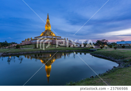 Maha Mongkol Bua Pagoda in Roi-ed Thailand Maha Mongkol Bua Pagoda in Roi-ed Thailand 23766986
