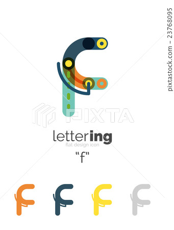 Linear initial letters, logo branding concept Linear initial letters, logo branding concept 23768095