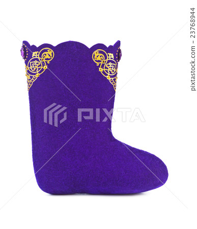 Felt boots with ornament 23768944