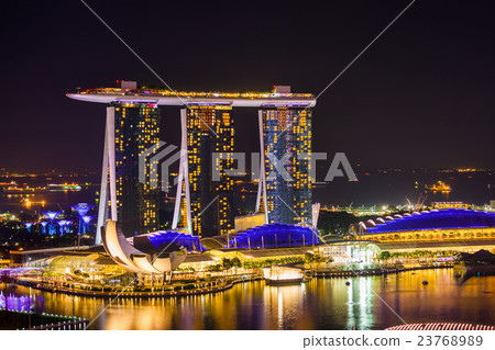 Singapore city skyline Singapore city skyline 23768989