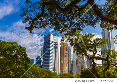 Singapore city skyline Singapore city skyline 23768990