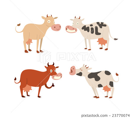 Cartoon cow characters 23770074
