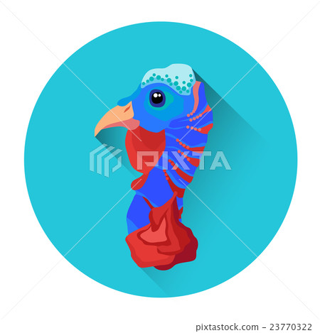 Turkey Head Bird Poultry Icon 23770322