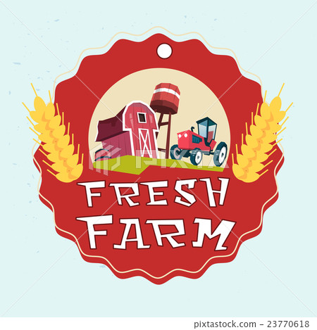 Farmland, Organic Eco Fresh Farm Logo Farmland, Organic Eco Fresh Farm Logo 23770618