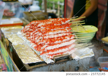 Crab stick of stall 23772145