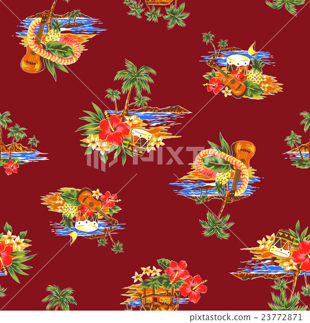 阿羅哈襯衫圖案 阿羅哈襯衫圖案 23772871