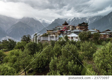 Breathtaking scenery of Kalpa, Himachal Pradesh. Breathtaking scenery of Kalpa, Himachal Pradesh. 23773097