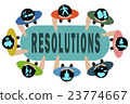 New Years Resolution concept illustration. 23774667