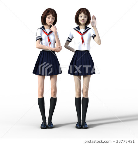 O腿和理想的女性腿學生身體部位燙髮3DCG插圖素材 O腿和理想的女性腿學生身體部位燙髮3DCG插圖素材 23775451