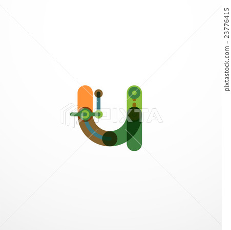 Line letter design - Stock Illustration [23776415] - PIXTA