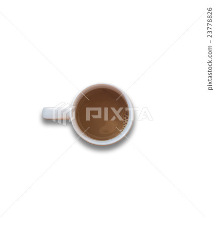 White coffee cup isolated on white background White coffee cup isolated on white background 23778826