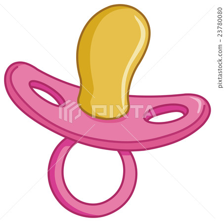 Pink pacifier 23780080
