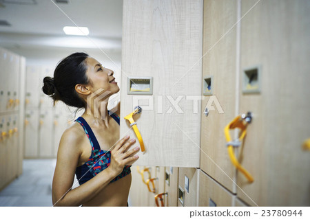 Gym gym locker room 23780944