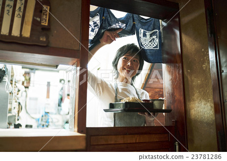 Soba shop clerk Soba shop clerk 23781286