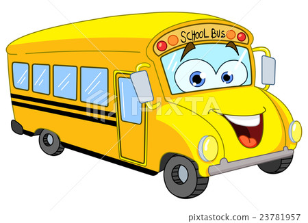 Cartoon school bus 23781957