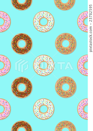 Donut seamless pattern. Vector illustration Donut seamless pattern. Vector illustration 23782595