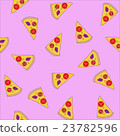 Pizza slice seamless pattern 23782596