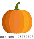 Pumpkin in flat design style isolated on white 23782597