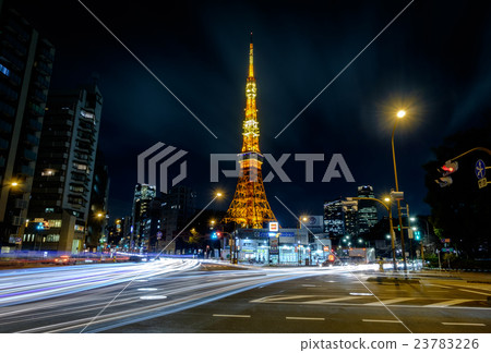Tokyo Tower night view Tokyo Tower night view 23783226
