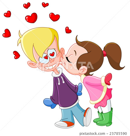 Girl kiss boy Girl kiss boy 23785590