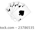 Royal straight flush playing cards poker hand 23786535