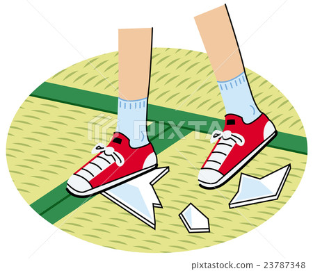 Evacuate with shoes in earthquake evacuees 23787348