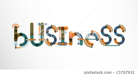 Business word lettering 23787932