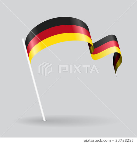Germany wavy flag. Vector illustration. Germany wavy flag. Vector illustration. 23788255