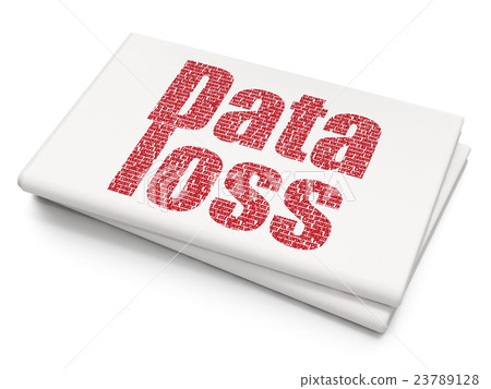 Data concept: Data Loss on Blank Newspaper Data concept: Data Loss on Blank Newspaper 23789128