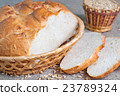 Sliced white bread and seeds 23789324