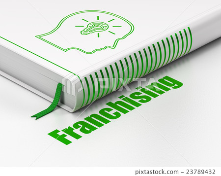 Finance concept: book Head With Lightbulb 23789432