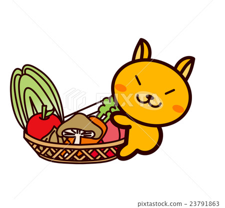 Animal series with vegetables Animal series with vegetables 23791863