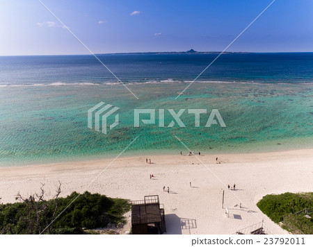 Okinawa aerial image Okinawa's beach coastline Okinawa aerial image Okinawa's beach coastline 23792011