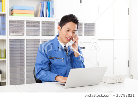 Male working clothes corresponding to telephone 23792821