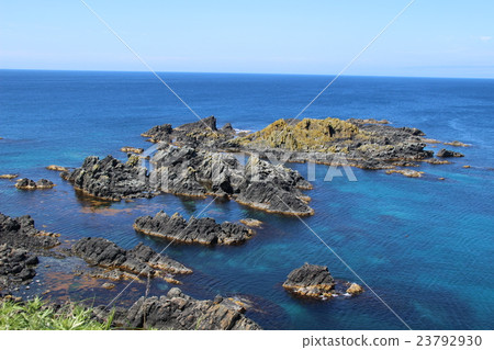 從赫爾曼角（禮文島）看到的日本海 23792930